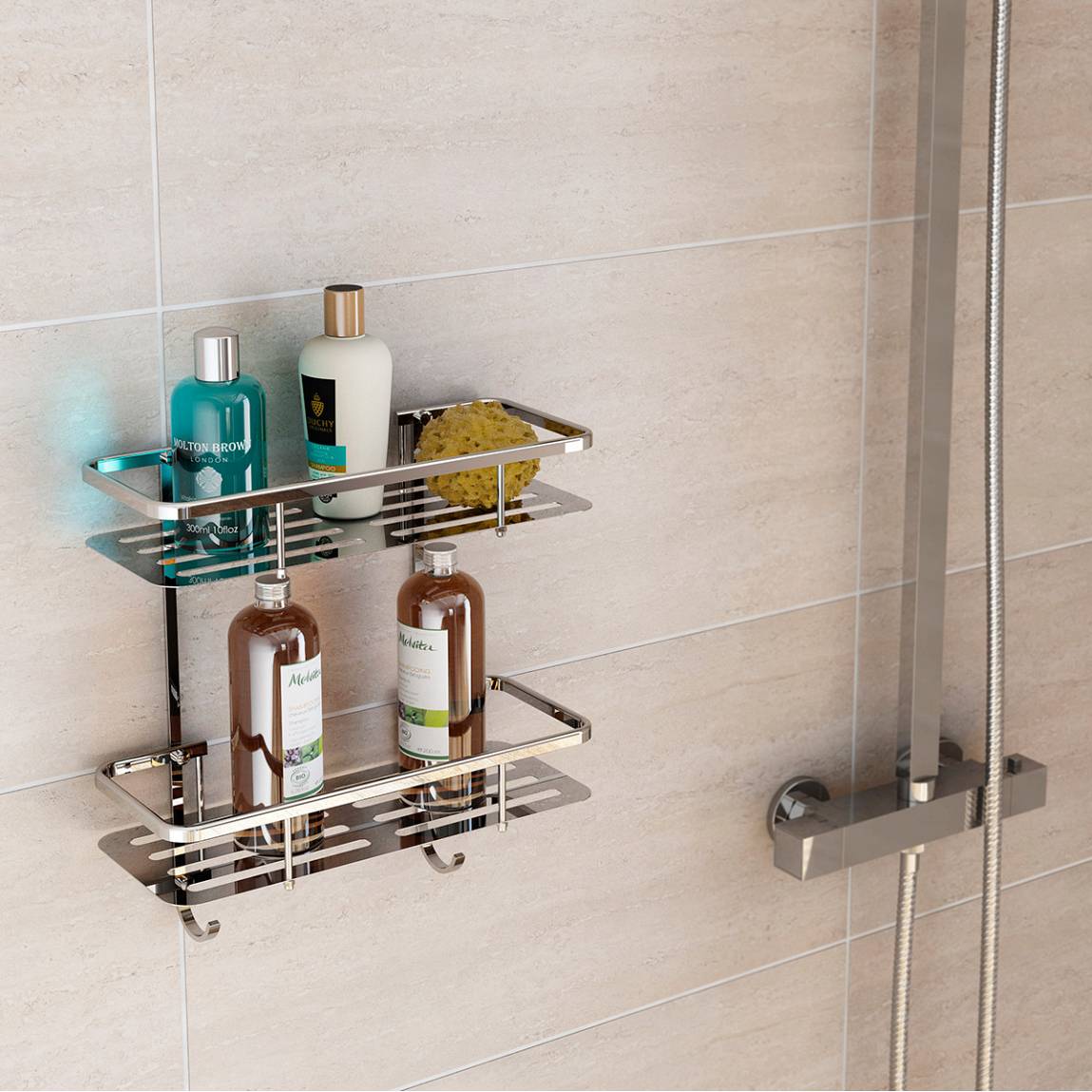 options-brass-wall-mounted-shower-tidy-victoriaplum