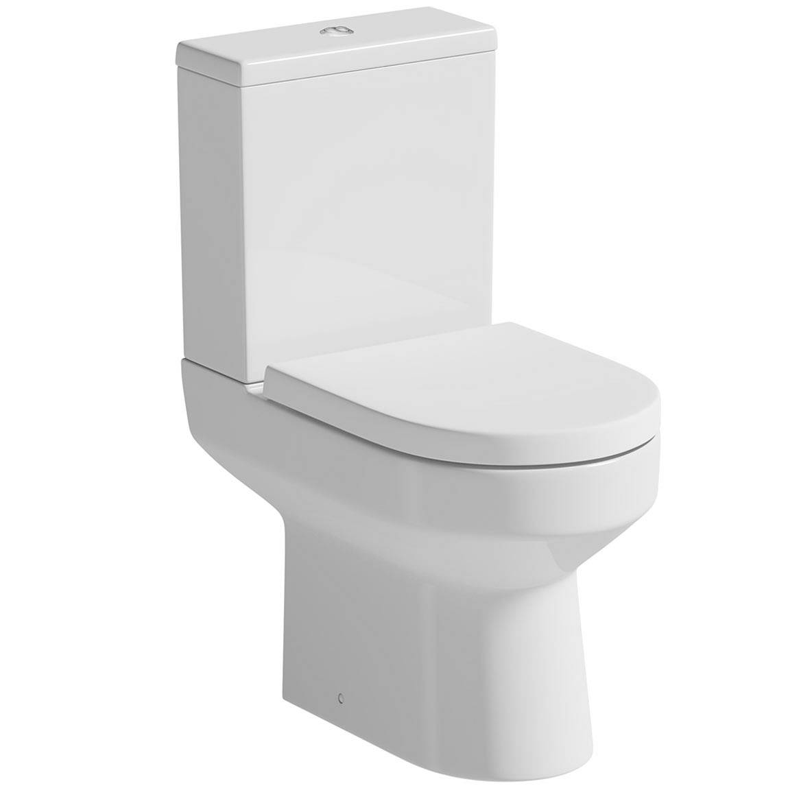 Oakley Close Coupled Toilet With Soft Close Seat ...